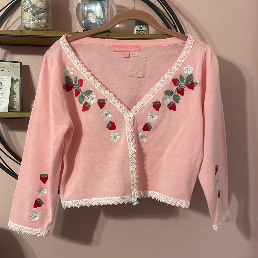 Strawberry Shortcake Cardigan Dollz Kill